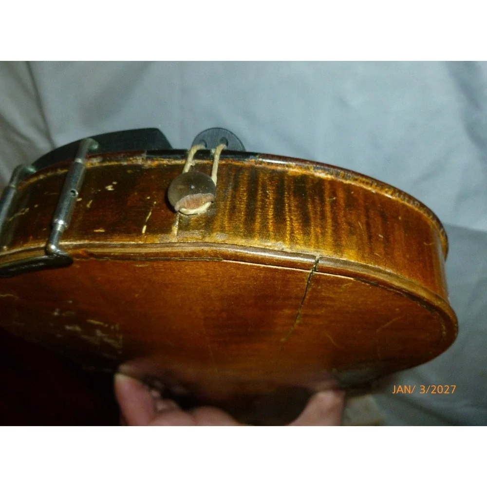 Antique Kids Violin Stradivarius Ant Made In Germany & Case Beginner‎ Youth